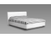 Κρεβάτι ξύλινο με δερμάτινη/ύφασμα BIANCA 140x200 DIOMMI 45-779